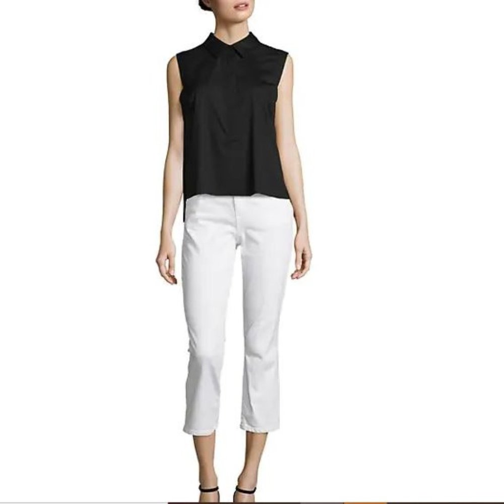 Milly Pleated High-Low Sleeveless Top NWT - Picture 2 of 7